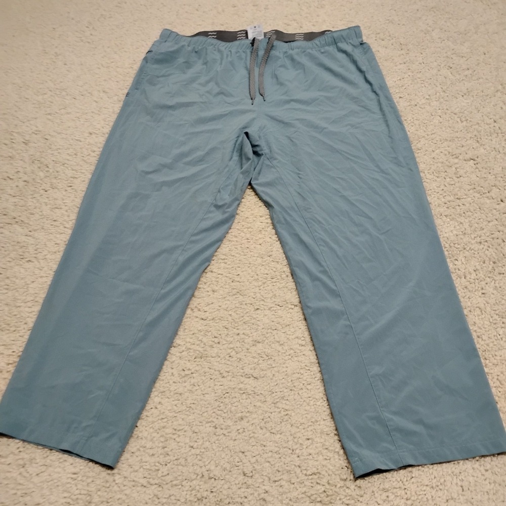 Free Fly Pants Mens 3XL Blue Athleisure Stretch Breeze Drawstring Lightweight